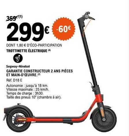 trottinette électrique segway-ninebot