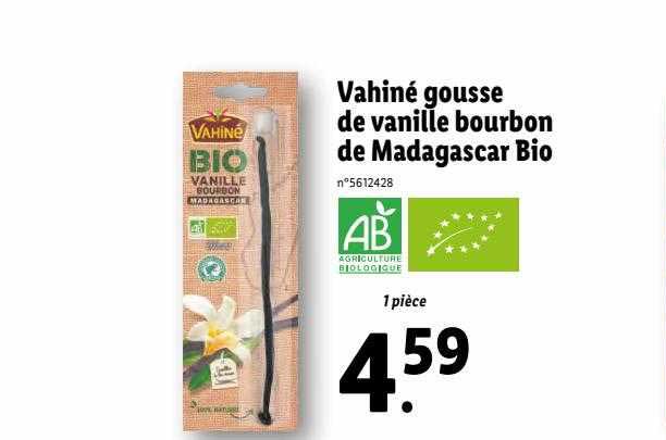 Vahiné Gousse De Vanille Bourbon De Madagascar Bio