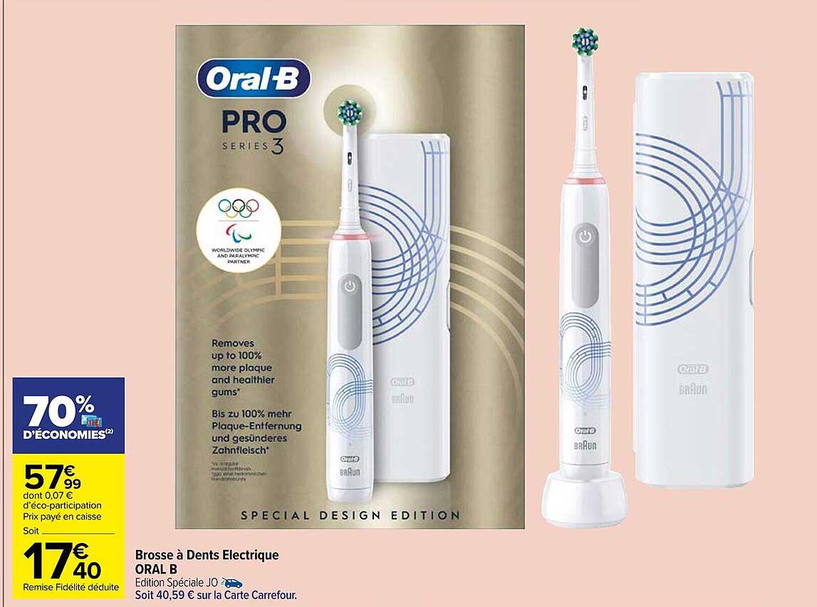 brosse à dents électrique oral b