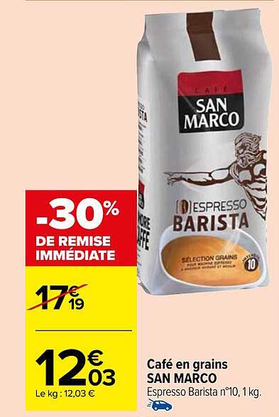 café en grains san marco