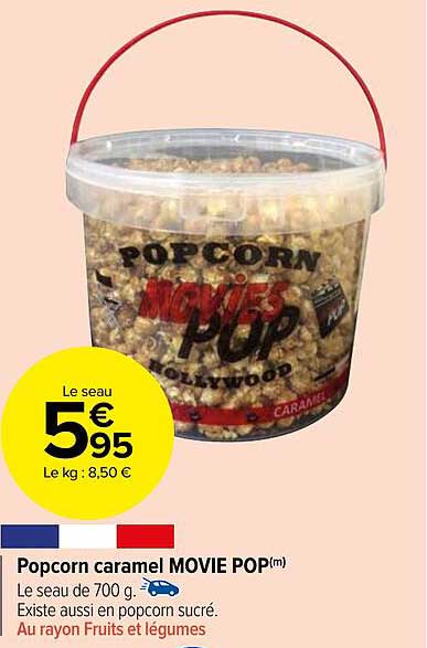 popcorn caramel movie pop