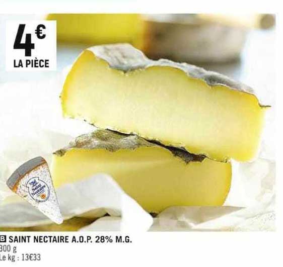 saint nectaire a.o.p. 28% m.g.
