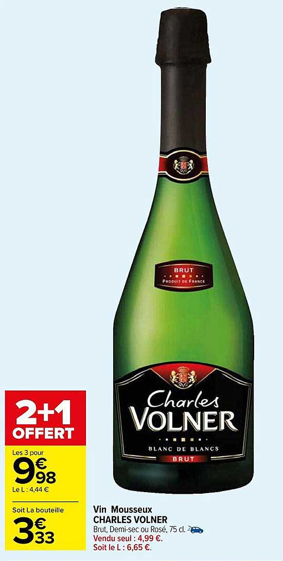 vin mousseux charles volner