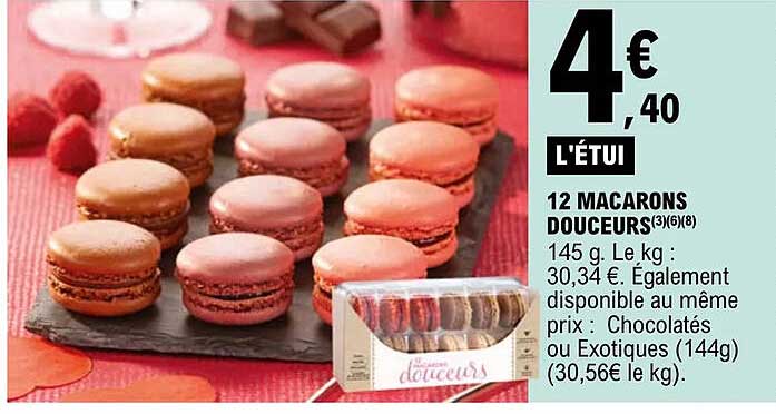 12 macarons douceurs
