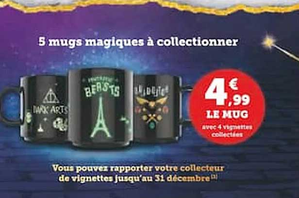 5 mugs magiques à collectionner