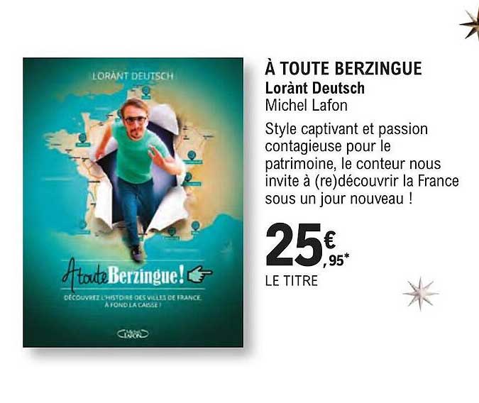 à toute berzingue - lorànt deutsch