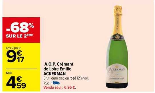 a.o.p. crémant de loire emilie ackerman