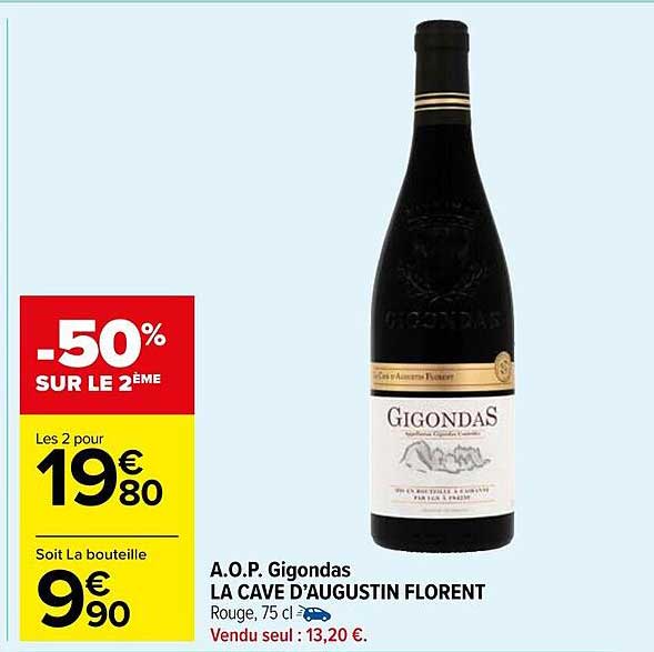 a.o.p. gigondas la cave d'augustin florent