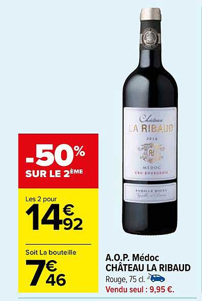 a.o.p. médoc château la ribaud