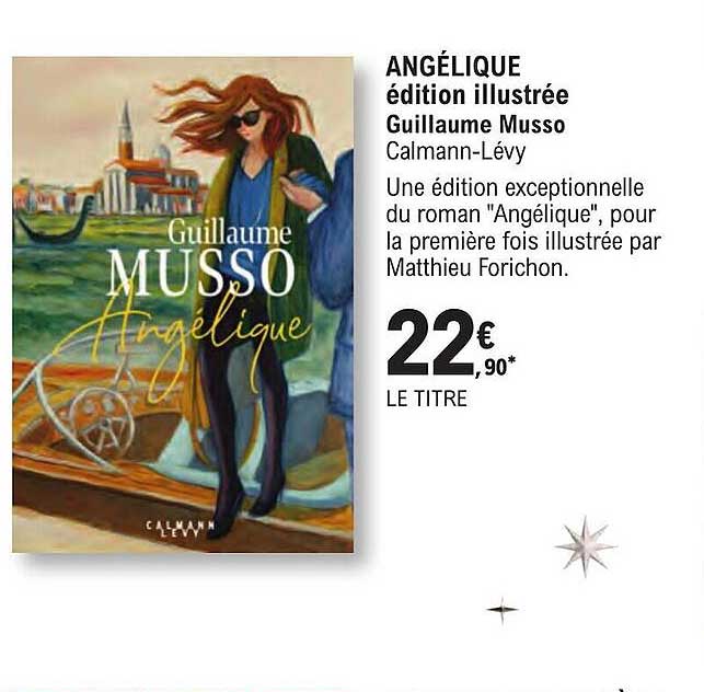 angélique édition illustrée - guillaume musso