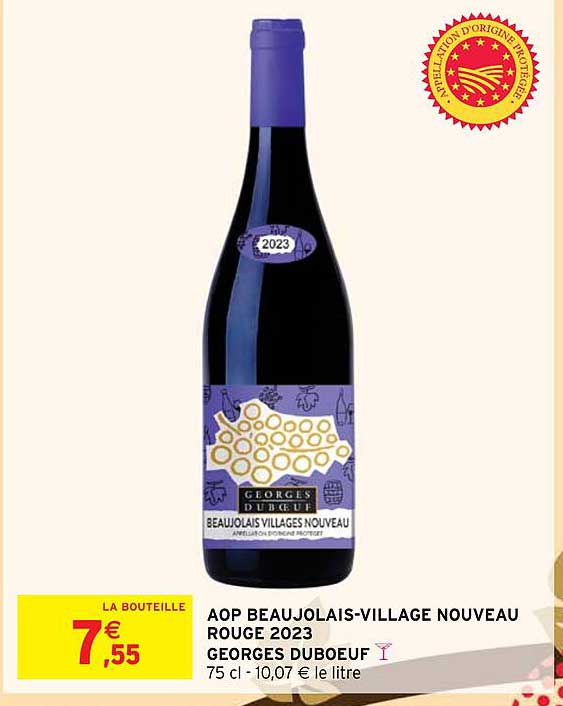 Aop Beaujolais-village Nouveau Rouge 2023 Georges Dubœuf