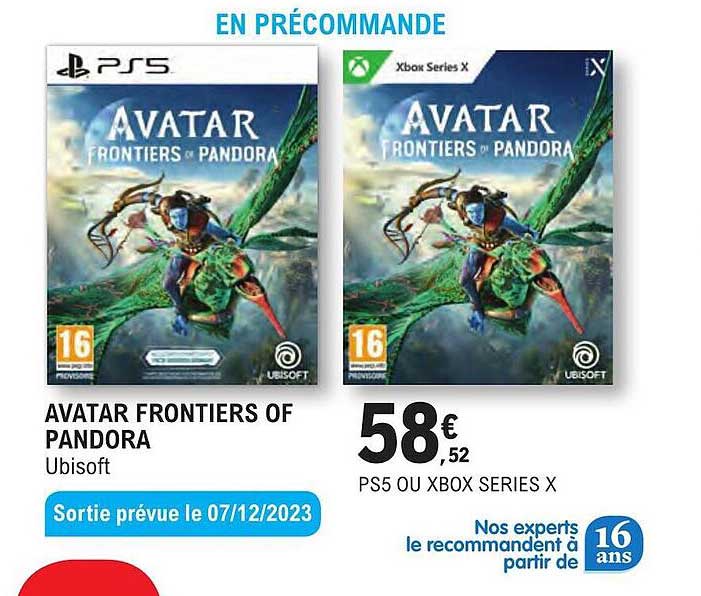 avatar frontiers of  pandora ubisoft