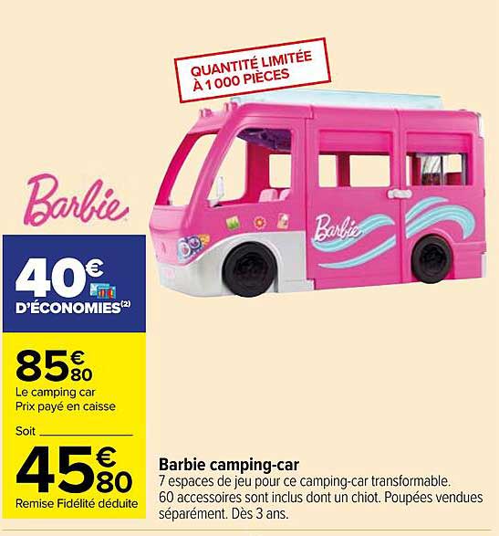 barbie camping-car