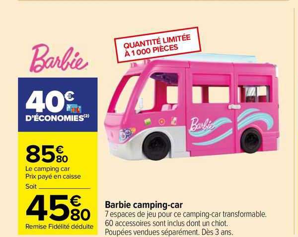 barbie camping-car