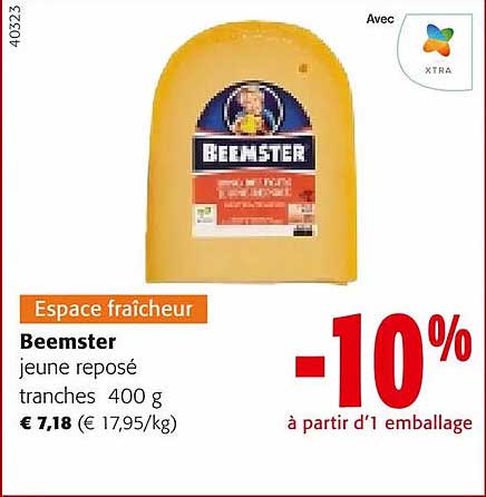 beemster jeune reposé tranches
