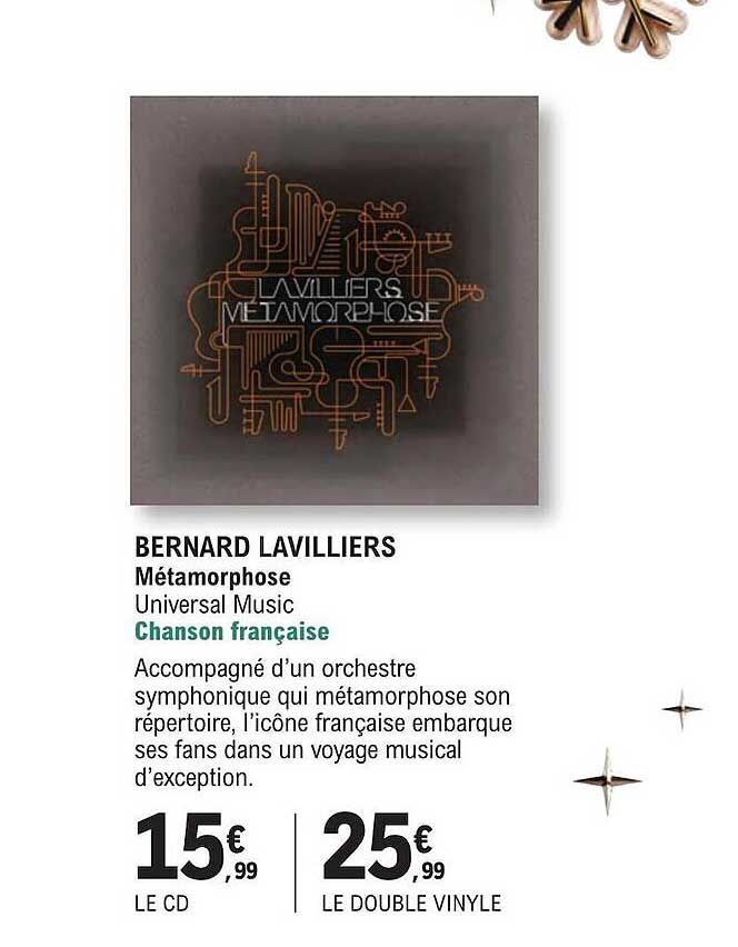 bernard lavilliers métamorphose