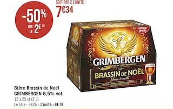 bière brassin de noël grimbergen