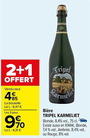 Bière Tripel Karmeliet