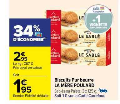Biscuits Pur Beurre La Mère Poulard