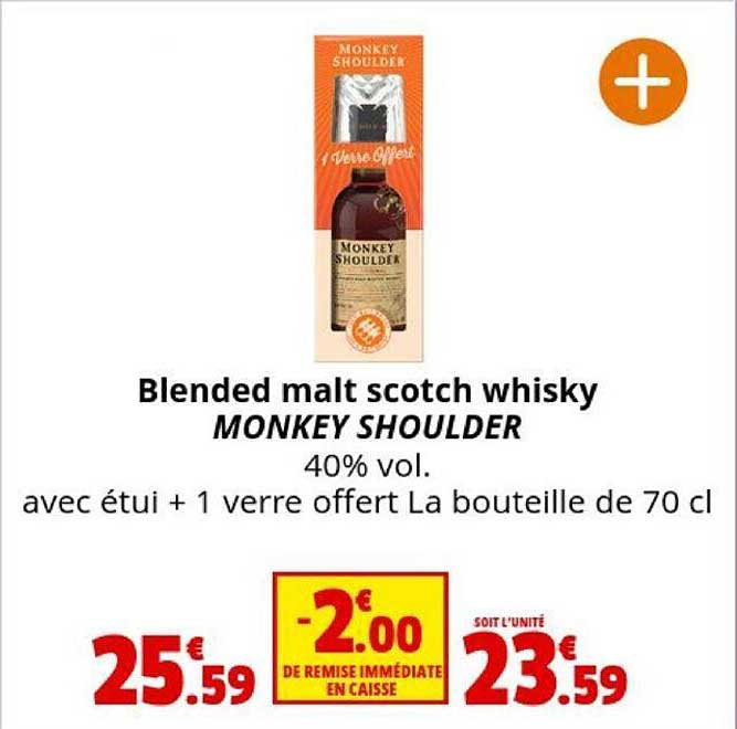 blended malt scotch whisky monkey shoulder