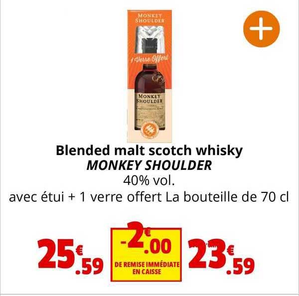 blended malt scotch whisky monkey shoulder