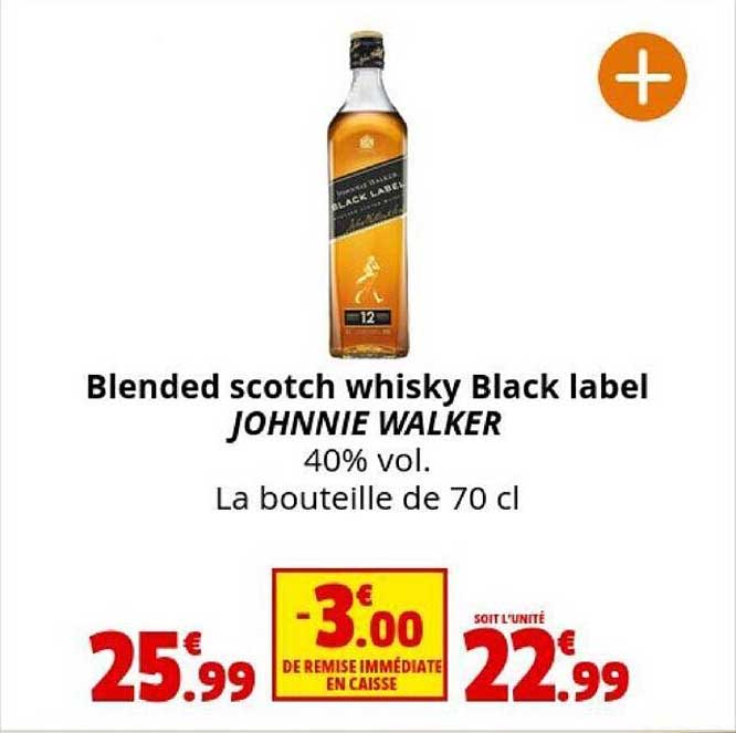 blended scotch whisky black label johnnie walker