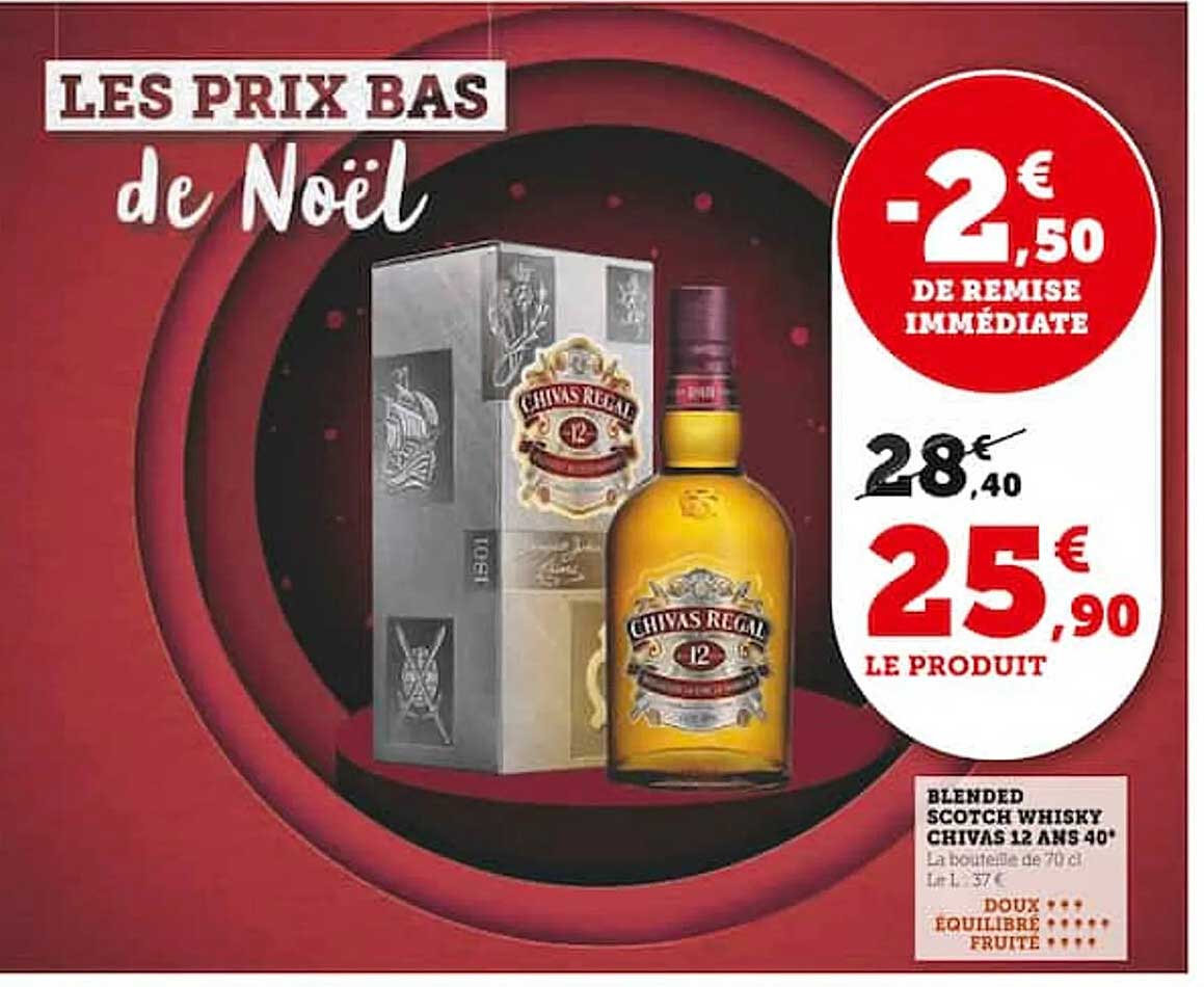 blended scotch whisky chivas 12 ans