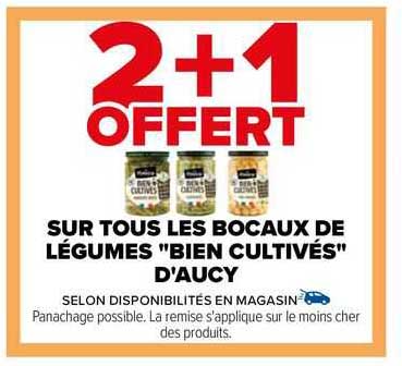 bocaux de légumes "bien cultivés" d'aucy