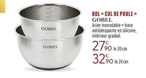 bol "cul de poule" gobel