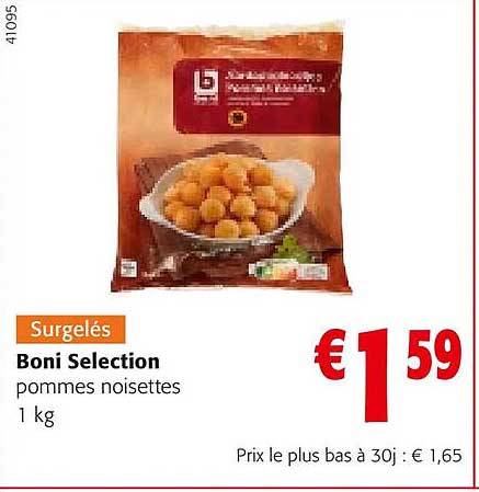 Boni Sélection Pommes Noisettes