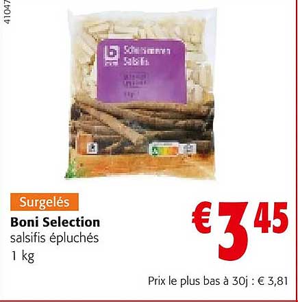 Boni Sélection Salsifis épluchés