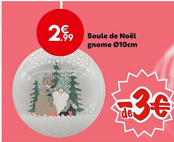 boule de noël gnome