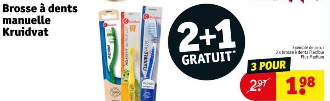 Brosse à Dents Manuelle Kruidvat