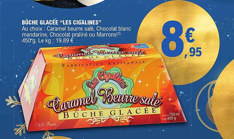 Bûche Glacée "les Cigalines"