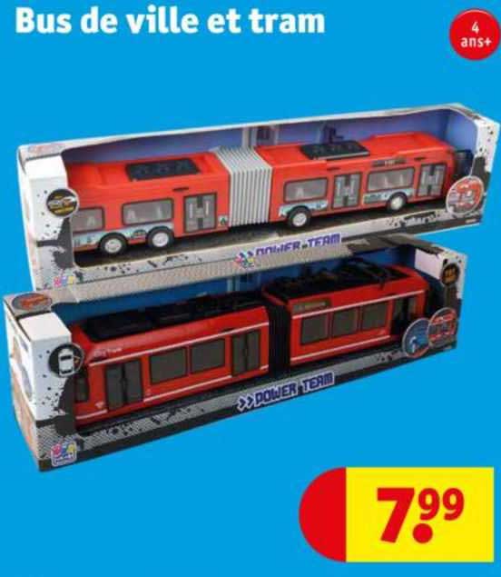 bus de ville et tram