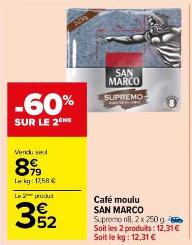 café moulu san marco