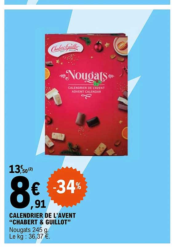 calendrier de l'avent "chabert & guillot"