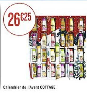 calendrier de l'avent cottage