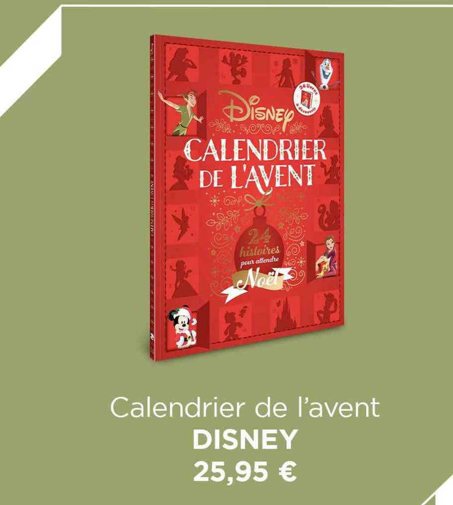 calendrier de l'avent disney
