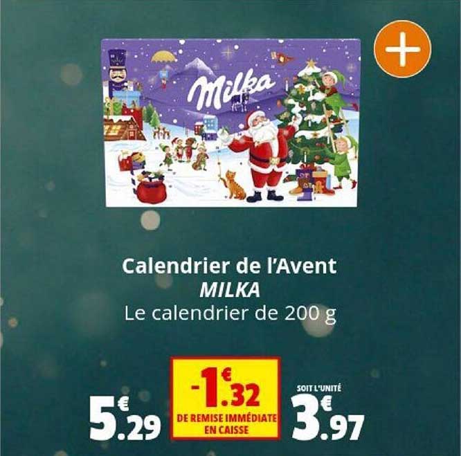 calendrier de l'avent milka