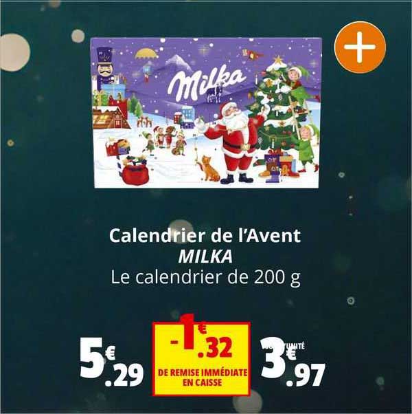 calendrier de l'avent milka