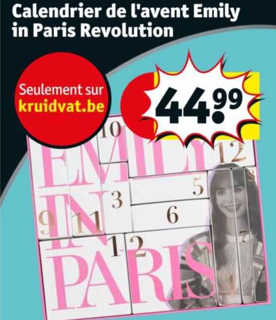 calenrier de l'avent emily in paris revolution
