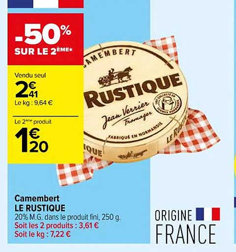 Camembert Le Rustique