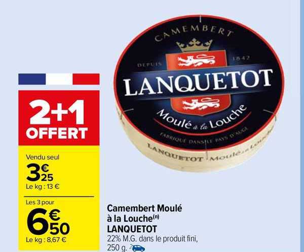 Camembert Moulé à La Louche Lanquetot
