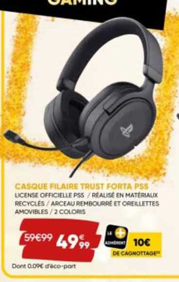 Casque Filaire Trust Forta Ps5