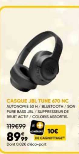 casque jbl tune 670 nc