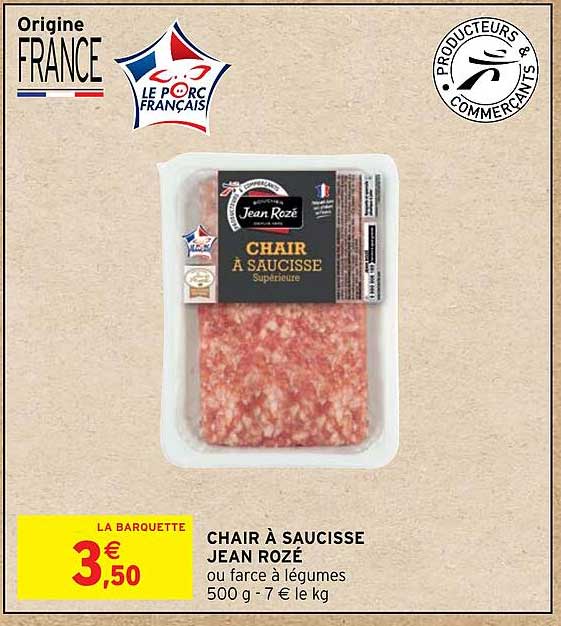 chair à saucisse jean rozé