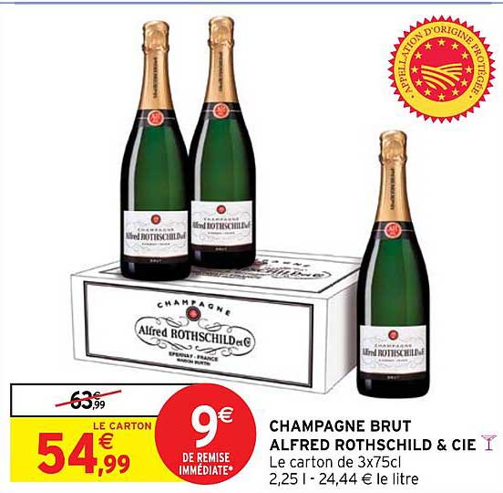 champagne brut alfred rothschild & cie