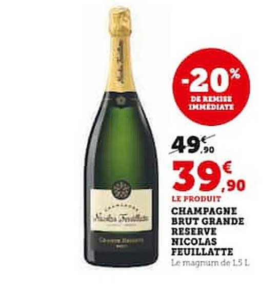 champagne brut grande reserve nicolas feuillatte