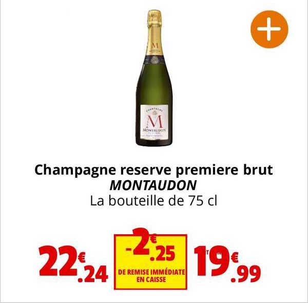 Champagne Réserve Première Brut Montaudon